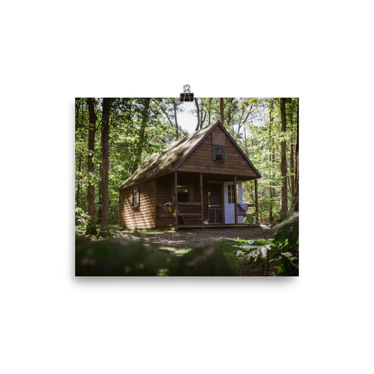 Pennsylvania Log Cabin Print